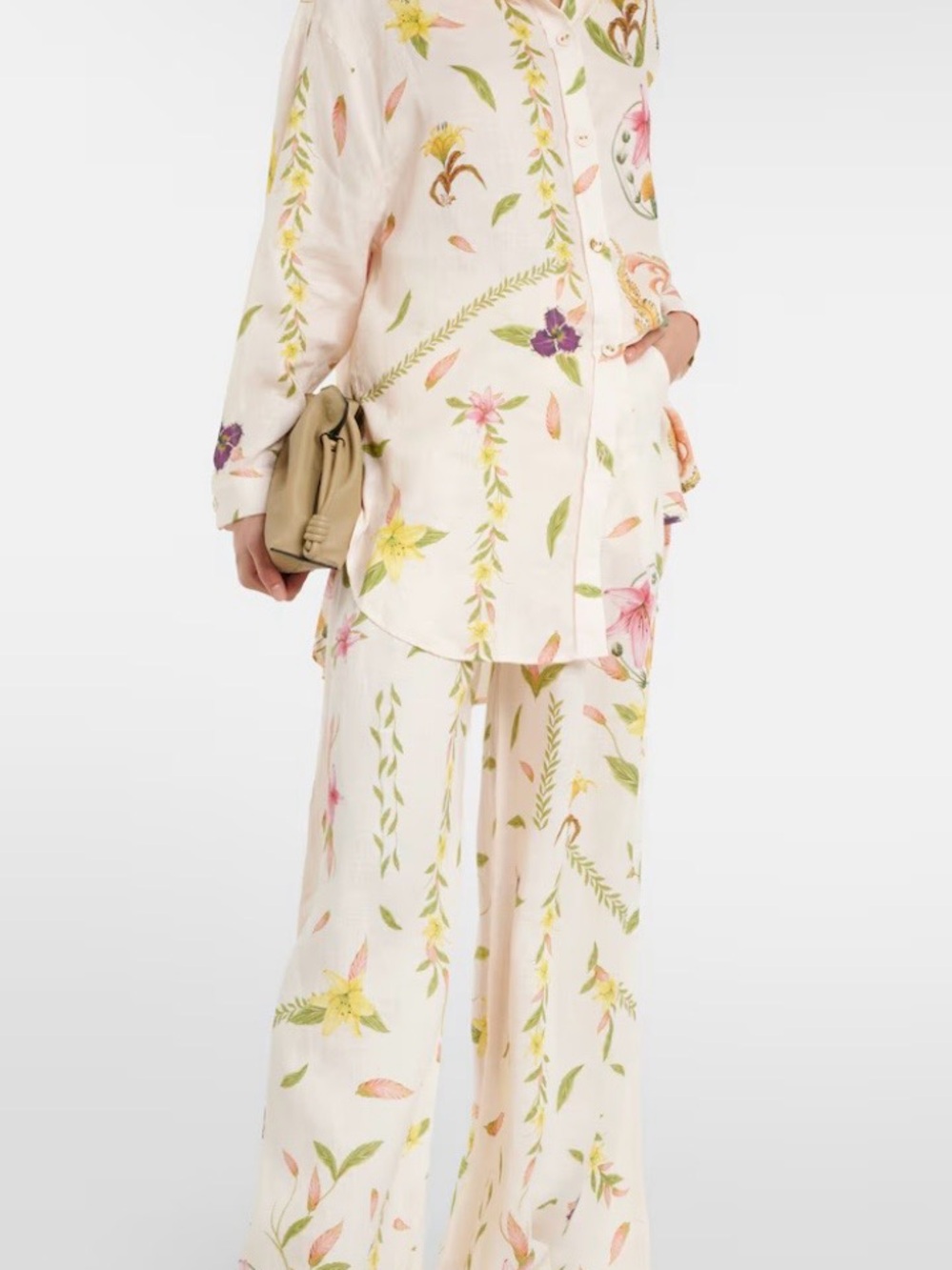 Agua by Agua Bendita Piñon Marina Wide-Leg Trousers